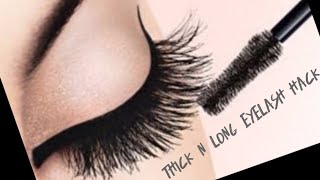 How to apply maskara/Hack long eyelash  in 2min/No false Lashes@Dream of Saima