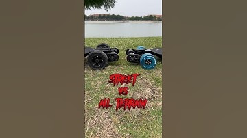 Electric Skateboards - Street Vs All Terrain! Who Wins?!? #electricskateboard #esk8 #fyp #contest
