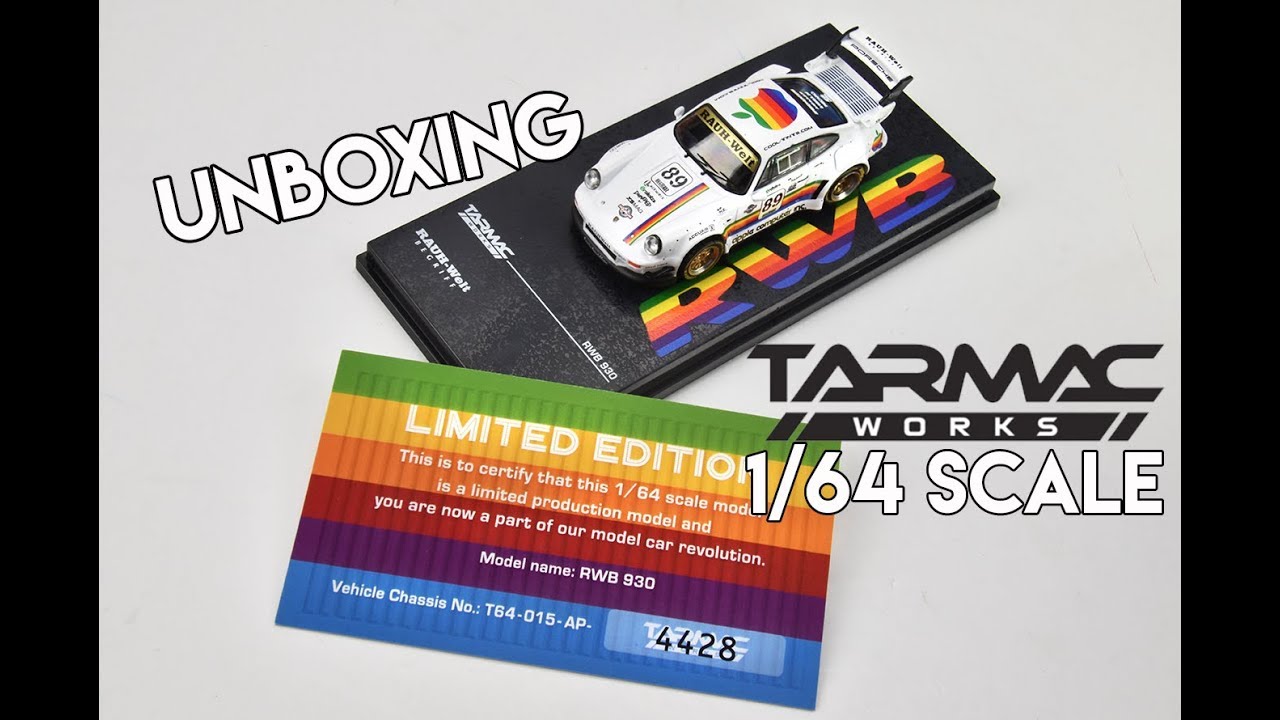 Unboxing the Tarmac Works RWB 930 Porsche Apple Livery 1/64 scale