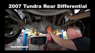 Toyota Tundra Rear Differential Fluid Change