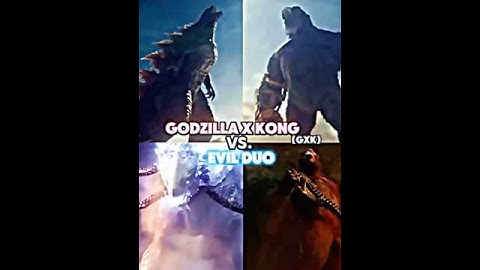 Godzilla X Kong versus Scar King X Shimo #shorts #edit