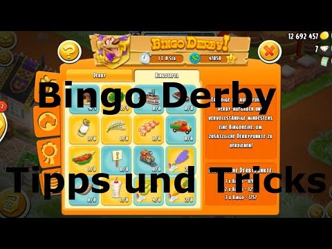 Bingo Derby Tipps und Tricks - 2 Mögliche gute Strategien - Hay Day