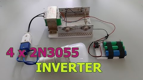 DIY Powerful 12V to 220V Inverter with Quad 2N3055 Transistors