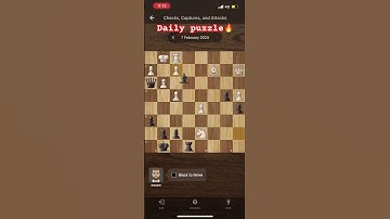 Daily puzzle🔥🔥 #music #chess #share #chessgame #shortvideo #gothamchess #chesscom #chesslover