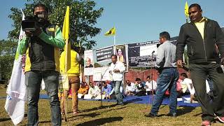 #Rangja_Bodo Phanin Boro Speech // 3 Hours Dharna Early Solution of "BODOLAND" Demand at Kajalgaon