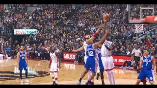 Pascal Siakam MONSTER Block Goes Into 10th Row | 11.28.16
