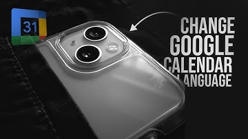 How to Change Google Calendar Language on iPhone (tutorial)