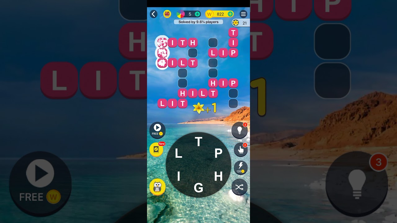 Crossword Jam Israel Level 18 | Crossword Jam Level 408 Answers