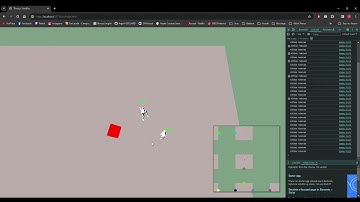 ThreeJS Project Advancement : Mini-map + home made model and animation.