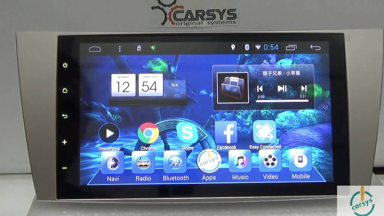Штатное головное устройство Carsys CS90161Toyota Camry V40 (2006 2011 ...