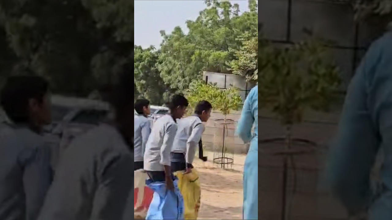 Bag race on children's day D.R.P.S school 🏫