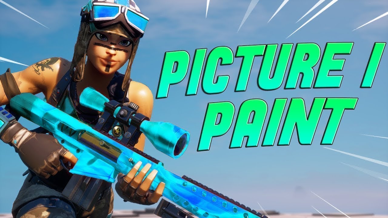 Picture I Paint 🎨 (Fortnite Montage) YouTube