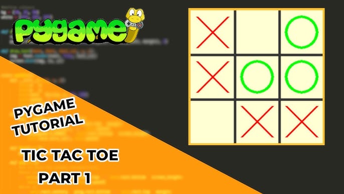 Tic-tac-toe multiplayer in pygame - 01 - introduction 