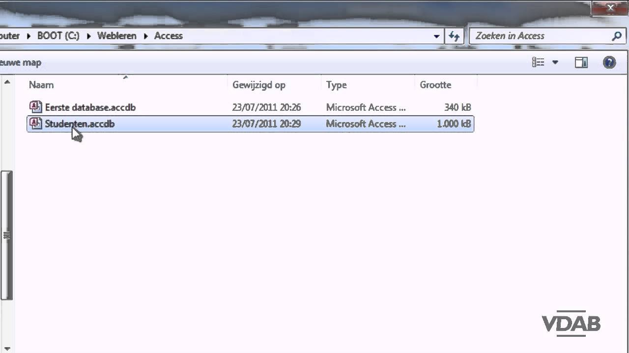 Update New Access 2010 - 04 Een database openen