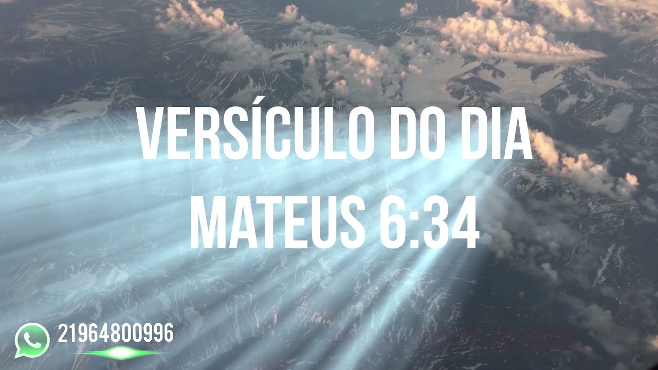 Versículo do DIA Mateus 