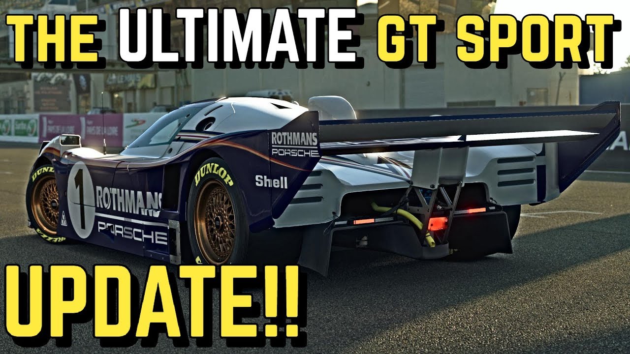 What would the *ULTIMATE GT SPORT UPDATE* look like??