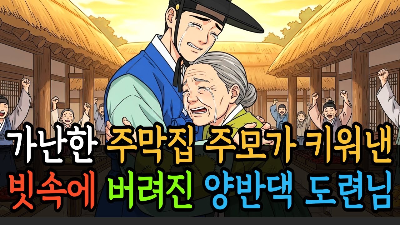 가난한 주막집 주모가 키워낸 빗속에 버려진 양반댁 도령 야담·민담·전설·설화·옛날이야기·오디오북