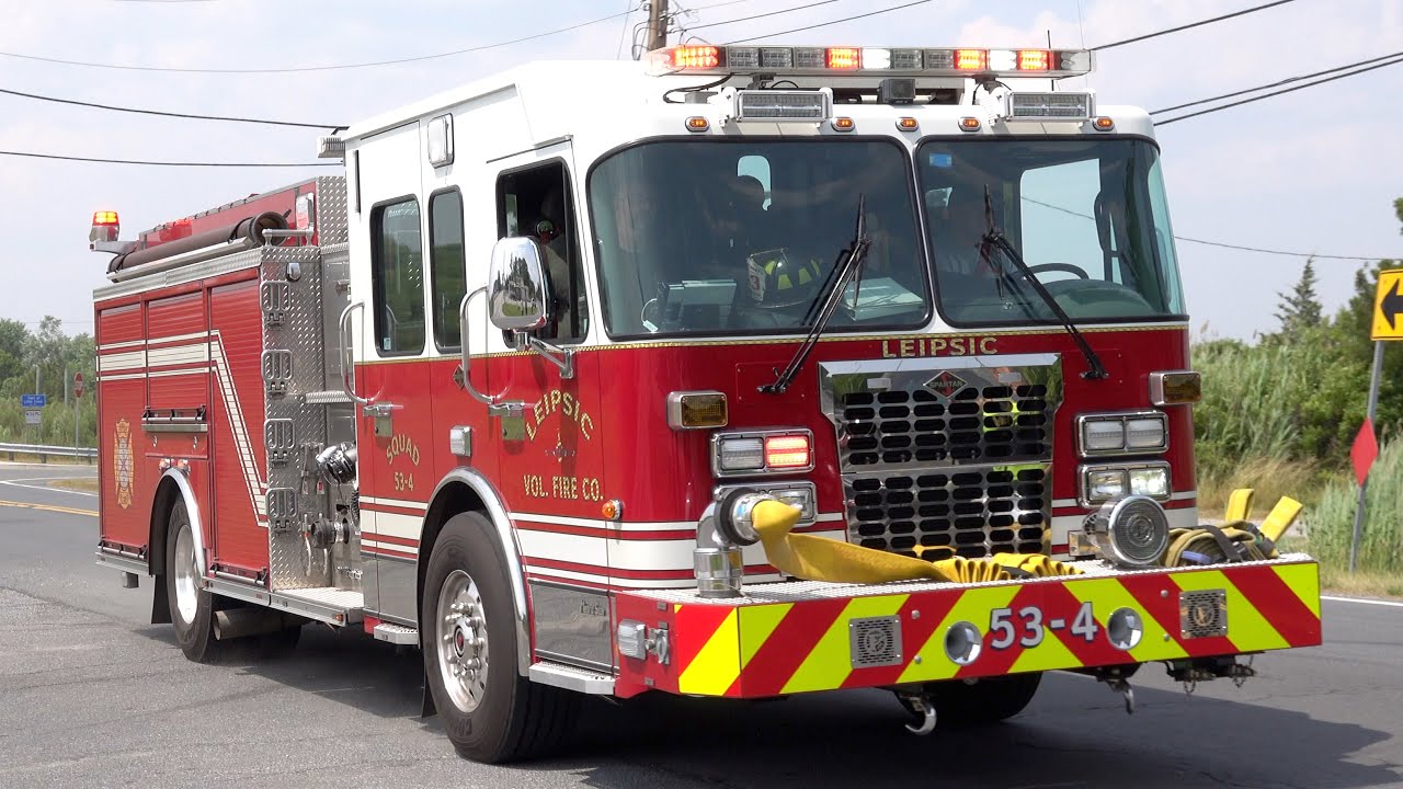 Leipsic Fire Company Squad 53 Responding YouTube
