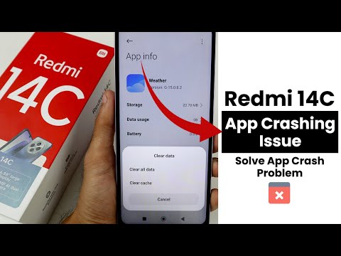 App Crashing Issue In Redmi 14C | Solve App Crash Problem