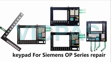 Membrane Keypad Switch For Simatic OP010 OP012 OP015 OP08T Repair With Touch Screen, Lcd Display
