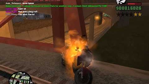 GTA SA - Completely random (Turns out to be sick) stunt