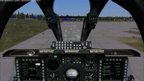 DCS A-10C Startup and Takeoff