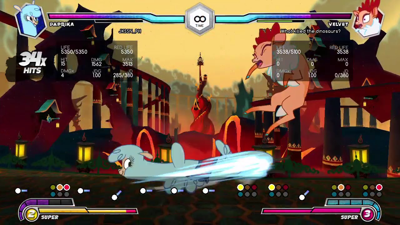 Paprika 3 Bar Combo 2 Cinnamon Roll Combo [Them's Fighting Herds]