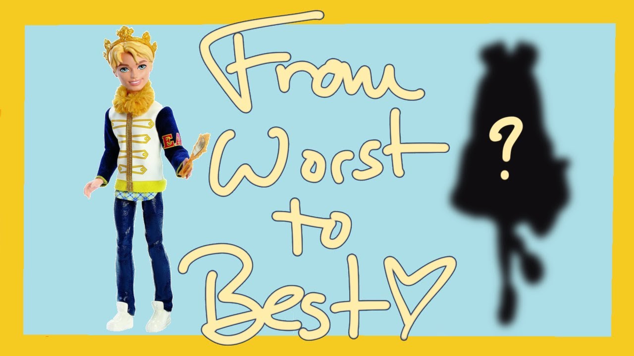 От худшего к лучшему: рейтинг фирменных кукол Ever After High!