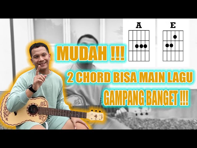 CARA MUDAH BELAJAR GITAR PEMULA, HANYA 2 CHORD YANG GAMPANG PINDAHNYA | BISA MAIN LAGU BY ALBERA class=