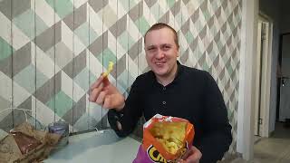 Дегустация чипсов cheetos ветчина сыр