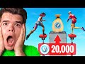 FINISH The DEATHRUN To WIN 20,000 V-BUCKS! (Fortnite Challenge)