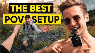 My Setup For CINEMATIC POV SHOTS! (GoPro Max + Bite Mount)