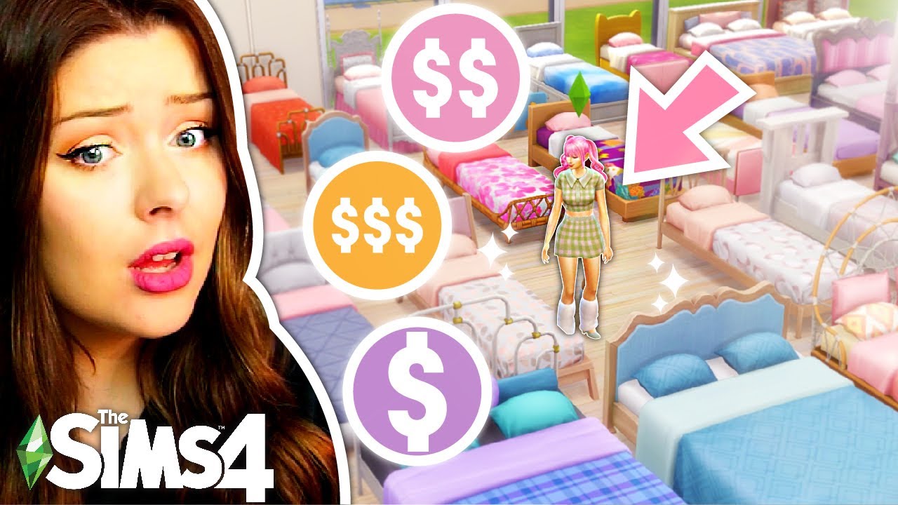 Building in The Sims 4 But My SIM Picks Her Own Items // Sims 4 Build ...