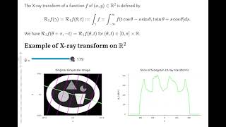 Information Julia Programming Language: X-ray transform (CT scanner data) Part II News