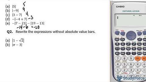 Evaluate expressions with absolute values