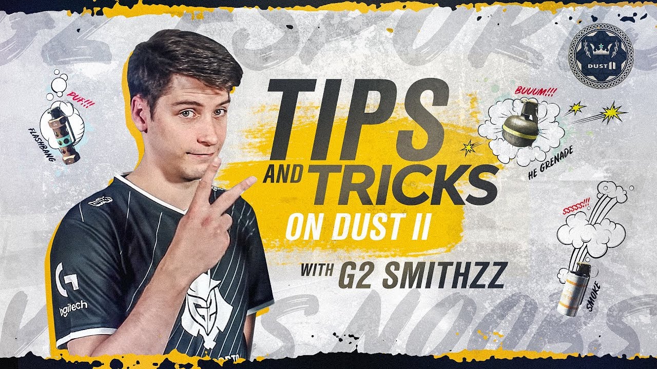 G2 SmithZz - CS:GO Utility on Dust II | Tips and Tricks - YouTube