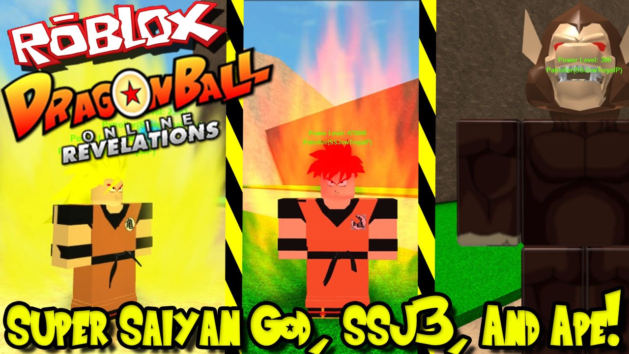 Roblox  Dragon Ball Online Revelations All Transformations SSJ SSJ2 SSJ3  SSJ4 SSJG SSGSS 