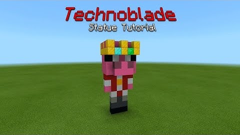 Minecraft: Technoblade Statue Tutorial