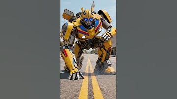 Shocking! The poor kitten has the Transformer Bumblebee! #shorts #cat #ai #story #kitten
