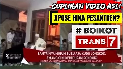 Boikot Trans7! Tayangan Xpose Soal Pesantren Lirboyo Tuai Kecaman Nasional
