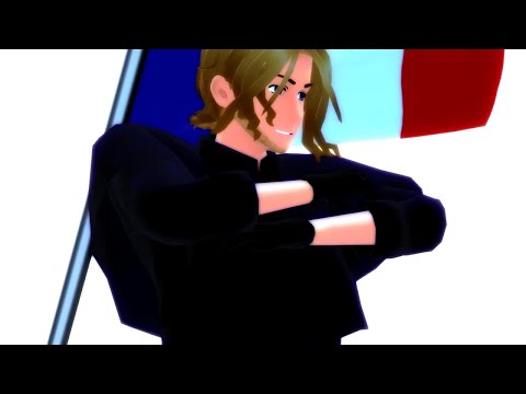 【APH MMD】Girls【Happy Birthday France】MultiSub