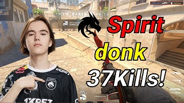 CS2 Spirit donk POV Faceit Mirage (37Kills!) | 24/06/11 #cs2 #demo
