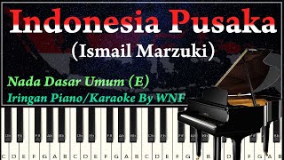 Indonesia Pusaka Piano Karaoke + Chord (Lagu Nasional)