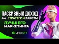 Стратегии получения Пассивного дохода в Social Lift -  Инвесторам, Пенсионерам  и Домохозяйкам