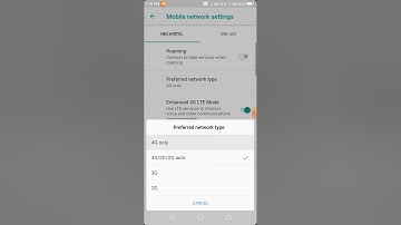 Gionee all phone network setting