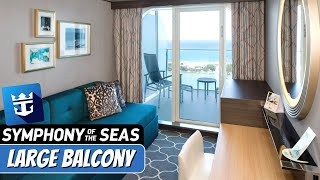 Symphony of the Seas | Ocean View Stateroom with Large Balcony Tour & Review 4K | Royal Caribbean