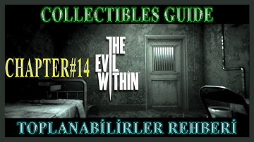 THE EVIL WITHIN - ALL COLEECTIBLES CHAPTER#14 (KEYS, MAPS, DOCUMENTS, POSTERS, NEWSPAPERS)