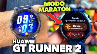 Huawei Watch GT RUNNER 2: ANÁLISIS completo | Modo Maratón, entrenamientos, mapas y más