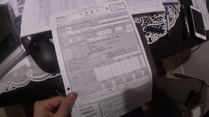 Hướng dẫn điền hồ sơ thi jlpt năm 2024