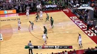 2013 Big Ten Men's  Basketball Ohio at Ohio State Highlights